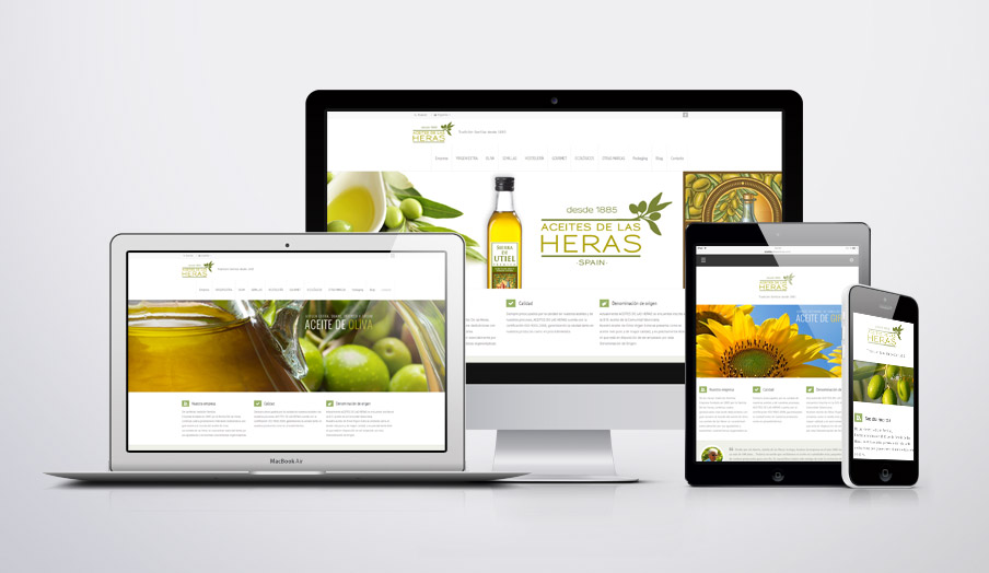 Web responsive Aceites de las Heras
