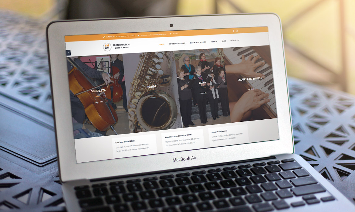 Web Sociedad Musical Barrio de Malilla